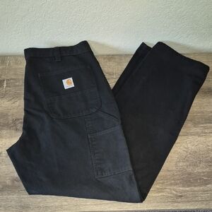 Carhartt Black Cargo Pants Durable Workwear
